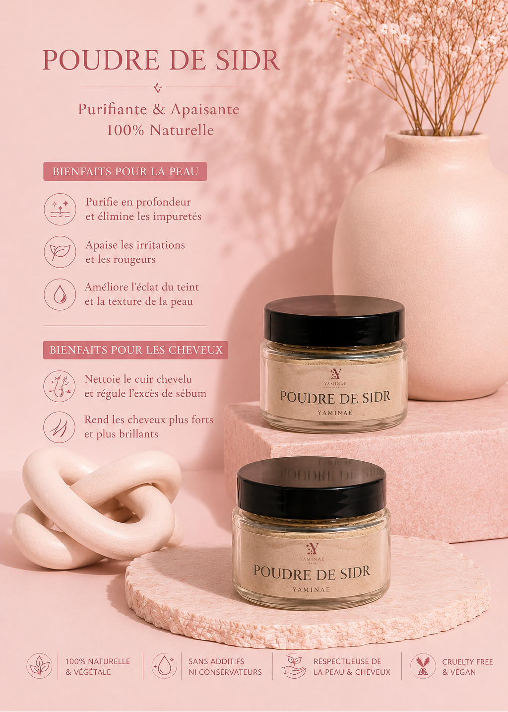 POUDRE DE SIDR — Soin Naturel Cheveux & Peau